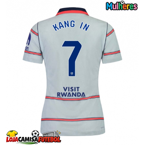 Camisa de Futebol Atletico Madrid Lee Kang-in #7 Equipamento Alternativo Mulheres 2026-27 Manga Curta